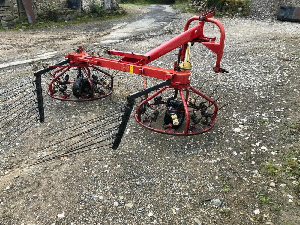 PZ 380 Haybob Tedder Rake Tractor Mounted Greenland for Sale - G&S Tractors